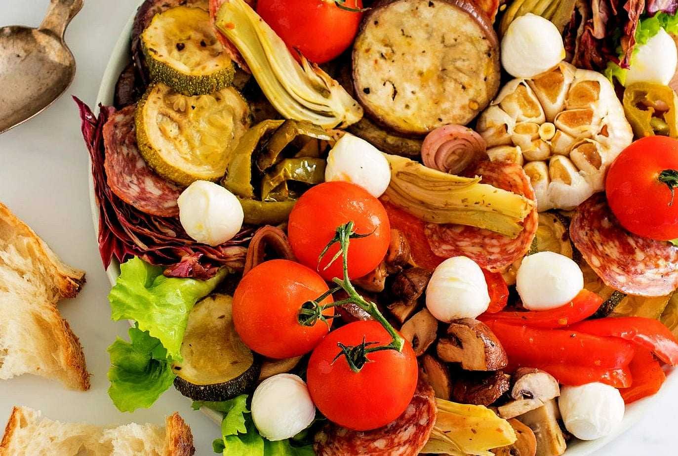 Olive Oil Roasted Vegetable Antipasto