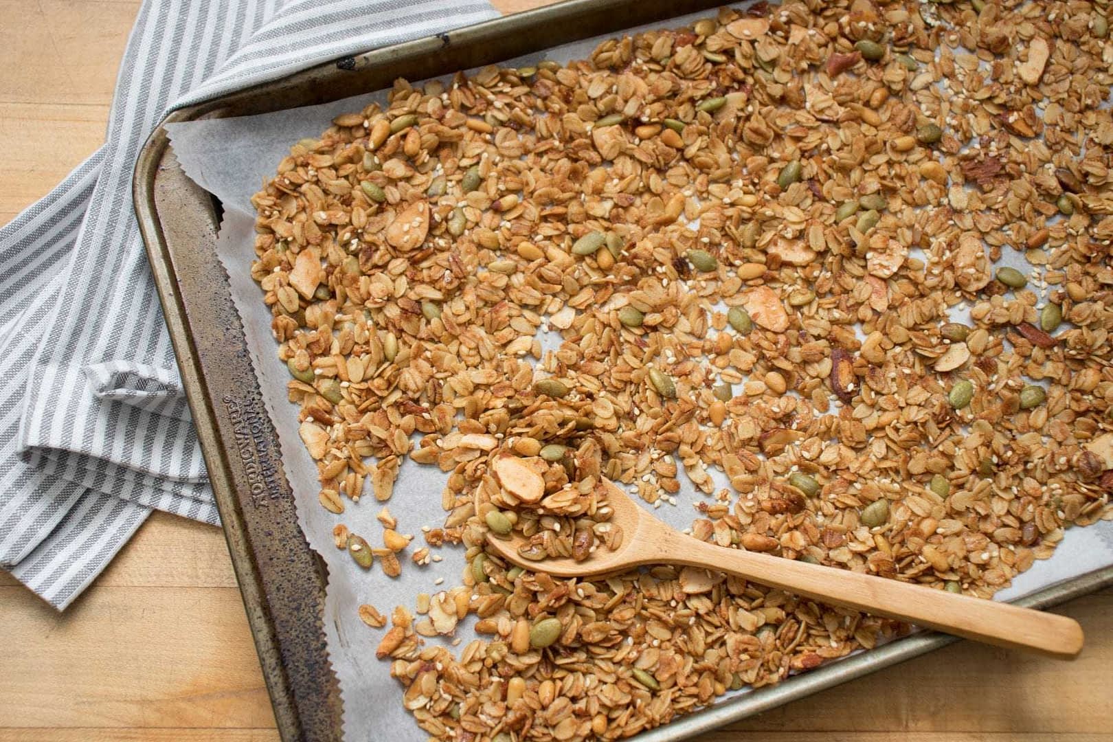 Italian-Style Pine Nut & Olive Oil Granola