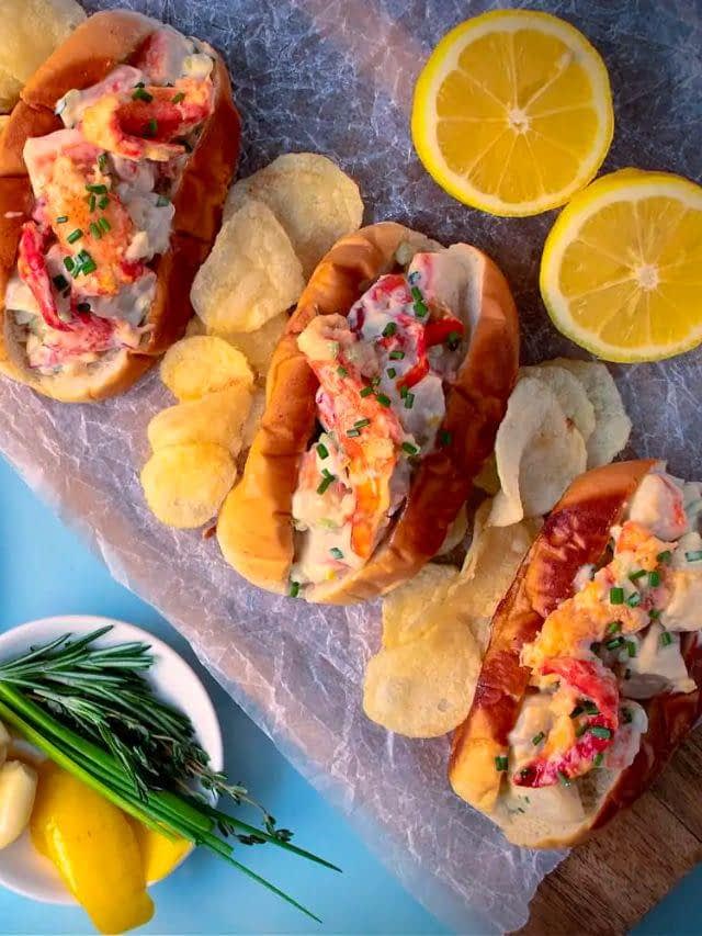 EVOO Poached Lobster Rolls