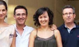 Dr. Andres Moreno (3rd from left) and fellow researchers at UCLM