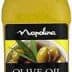 Bottle of Napolina olive oil with a black label and yellow liquid inside. - Olive Oil Times