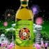 Bottle of Leonardo Olive Pomace Oil with a green label and various food images on it. - Olive Oil Times