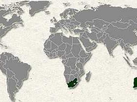 World map with Australia highlighted in dark green on the southeastern coast. - Olive Oil Times
