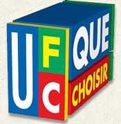 Logo of UFC Que Choisir featuring colorful blocks with letters U, F, C, and the words Que Choisir. - Olive Oil Times
