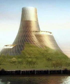 Conceptual design of a biomass power plant with a unique structure and greenery. - Olive Oil Times