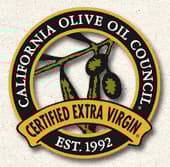 Logo of the California Olive Oil Council featuring olive branches and the text 'Certified Extra Virgin'. - Olive Oil Times