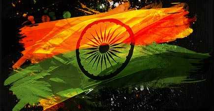 Artistic depiction of the Indian flag with orange, white, and green colors and a navy blue Ashoka Chakra. - Olive Oil Times
