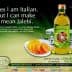 Advertisement for Leonardo Pomace Olive Oil featuring a bottle and jalebi dessert. - Olive Oil Times