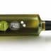 A green glass bottle of extra virgin olive oil with a label and a black cap. - Olive Oil Times