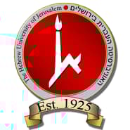 Logo of the Hebrew University of Jerusalem featuring a stylized flame and Hebrew text. - Olive Oil Times