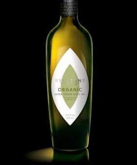 Green glass bottle of Rylstone organic extra virgin olive oil with a distinctive label design. - Olive Oil Times