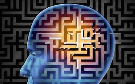 Illustration of a human head with a maze pattern inside, depicting complexity and thought. - Olive Oil Times