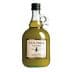 Glass bottle of Huile d'Olive Pur Terroir olive oil with a green liquid inside. - Olive Oil Times