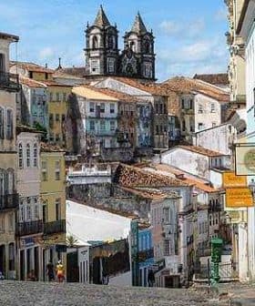 View of colorful historic buildings and churches in the city of Salvador, Brazil. - Olive Oil Times
