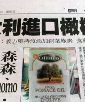 Advertisement for Olitalia pomace oil featured in a newspaper article. - Olive Oil Times