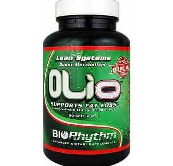 Black bottle of Olio dietary supplement with green label, containing 90 soft gels for fat loss support. - Olive Oil Times