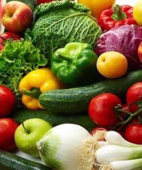 A variety of fresh vegetables and fruits including peppers, tomatoes, cucumbers, and leafy greens. - Olive Oil Times