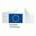 Logo of the European Commission featuring a blue background with yellow stars and stylized building outlines. - Olive Oil Times