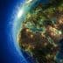 Illustration of Earth with glowing network connections over Europe and Africa. - Olive Oil Times