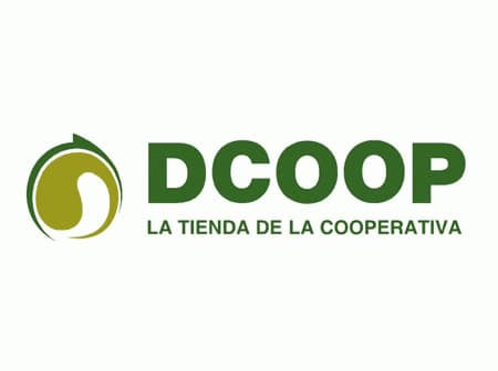Animated logo of DCOOP featuring a green and yellow design with text. - Olive Oil Times
