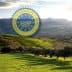 Sicilian landscape featuring rolling hills and olive trees with a geographical indication logo overlay. - Olive Oil Times