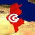 Map of Tunisia with the national flag featuring a red background and a white circle containing a red crescent and star. - Olive Oil Times