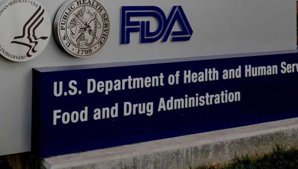 Sign displaying the FDA logo and text for the U.S. Department of Health and Human Services. - Olive Oil Times