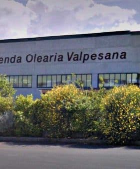 Exterior view of the Azienda Olearia Valpesana building with greenery in the foreground. - Olive Oil Times