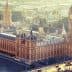 Aerial view of the Houses of Parliament and Big Ben along the River Thames in London. - Olive Oil Times