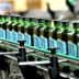 Row of green glass bottles filled with olive oil on a production line in a factory. - Olive Oil Times