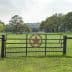 A metal gate featuring a star design in the center, set in a grassy field. - Olive Oil Times