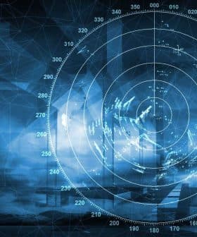 Abstract radar graphic featuring a circular design with blue tones and grid patterns. - Olive Oil Times