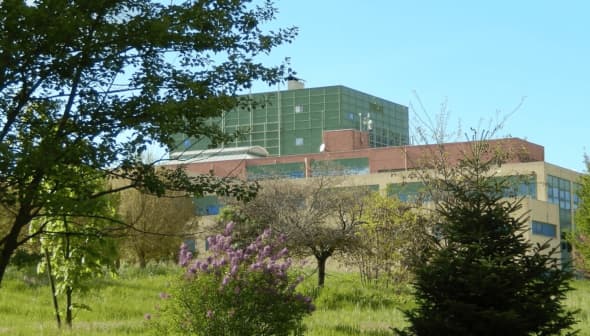 Building of the University of Ioannina partially obscured by trees and vegetation. - Olive Oil Times
