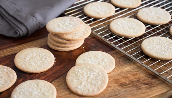 Olive Oil Sablé Cookies