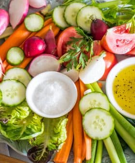 Italian Crudités (Cazzimperio) with Olive Oil Dip