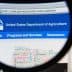 Close-up view of the USDA website homepage displayed on a computer screen. - Olive Oil Times