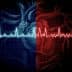 Illustration showing a heart divided into two halves with contrasting colors and an ECG waveform overlay. - Olive Oil Times