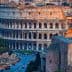 The Colosseum in Rome, an ancient amphitheater, viewed from an elevated perspective during sunset. - Olive Oil Times