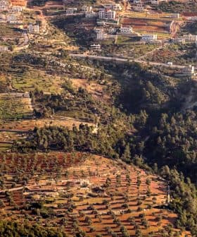 Aerial view of a diverse agricultural landscape featuring fields and trees in a rural area. - Olive Oil Times