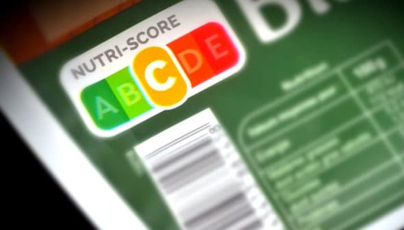 Nutri-Score label displaying grades A, B, C, D, and E on food packaging. - Olive Oil Times
