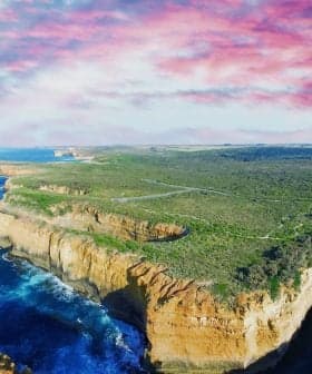 Aerial view of Great Ocean Road - Australia